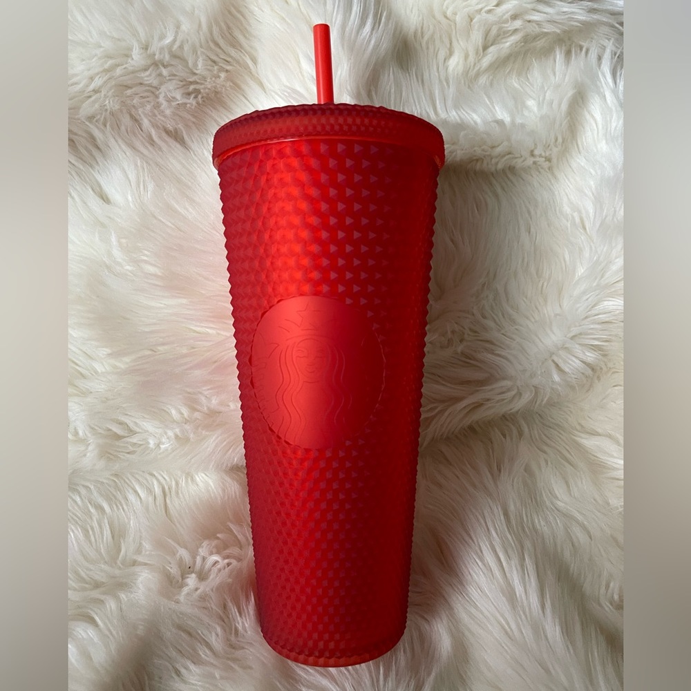 Starbucks Red Studded Matte Tumbler